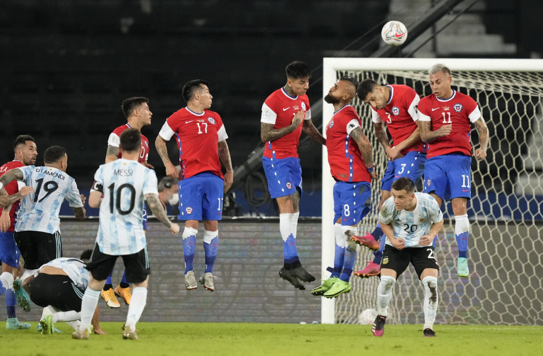 APTOPIX Brazil Argentina Chile Copa America Soccer